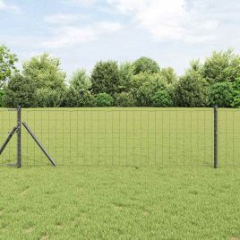 Euro Fence Grey 0,8x10 m Steel