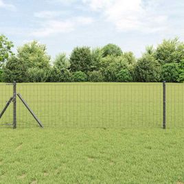 Euro Fence Grey 0.4x25 m Steel