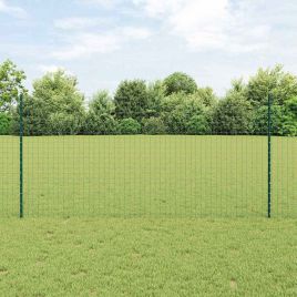 Euro Fence with 11 U Posts Green 1,2x25 m Steel
