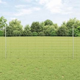 Fence Posts 22 pcs U-Channel 120 cm Galvanised Steel