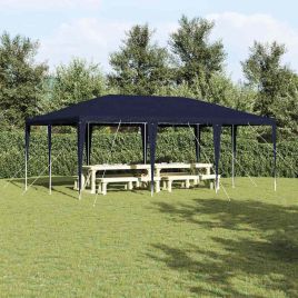 SEOWOD Party Tent 600x400x266 cm Polyethylene and Steel - Blue