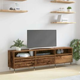 TV Cabinet Old Wood 150x30x44.5 cm Engineered Wood