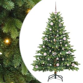 COZZIN Artificial Christmas Tree with 150 LEDs Green 150 cm PE and PVC