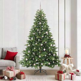 COZZIN Artificial Christmas Tree with 300 LEDs Green 210 cm PE and PVC