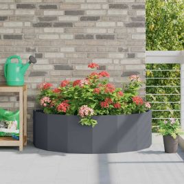 CLSRIDG Planter Anthracite 120x60x35 cm Steel
