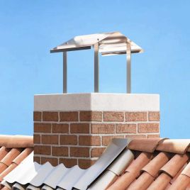 GAOAK Chimney Hood 40x40x37.5 cm Stainless Steel - Silver