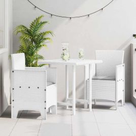 MEFORD Garden Chair 2 pcs 53x49x85 cm Polypropylene - White