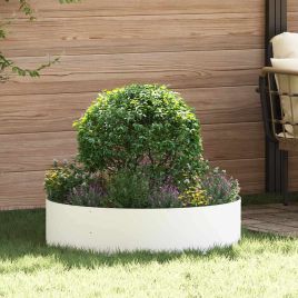 DASCOVE Planter Ring 5 pcs 80x80x20 cm Cold-rolled Steel - White
