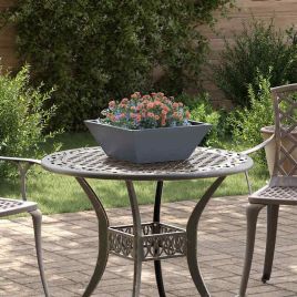 DRDALE Garden Planter 5 pcs Anthracite 40x40x15 cm