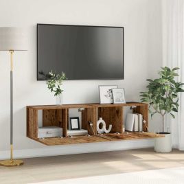 TV Cabinet Set Old Wood Solid Reclaim wood Medium TV Cabinet