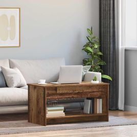 Coffee Table Old wood 102 x 50 x 52.5 cm Engineered wood