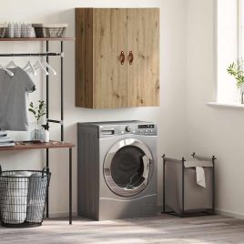 Wall Mounted Cabinet Brown 69.5 x 34 x 90 cm Engineered wood