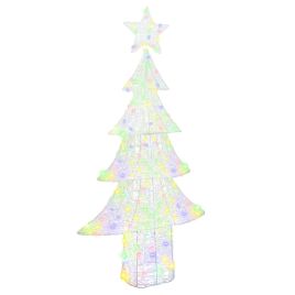 FLYNOR Christmas Tree with 240 LEDs Multicolour 180 cm Acrylic