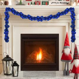 FROSTIQ Christmas Ball Garland Blue 186 cm Polystyrene