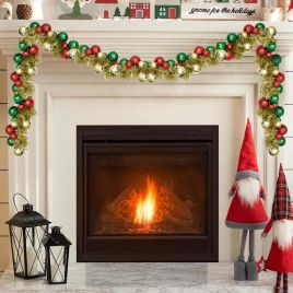 FROSTIQ Christmas Ball Garland Multicolour 186 cm Polystyrene