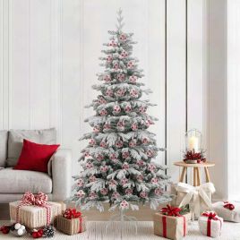 FLINRA Christmas Bauble Set 100 pcs Transparent Dia 8 cm Plastic