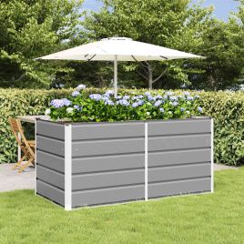 EVACOVE Planter Light 160x80x75 cm Steel - Grey