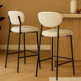 ALDERHOLT Bar Stool Natural - Set of 2