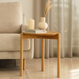 DENLEIGH Side Table Oak