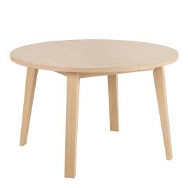 Dining Table - ALINE Round Dining Table White Oak 120cm