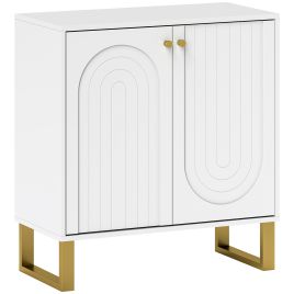 HERON 2 Door Sideboard Storage Cabinet White