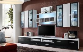 Quarterdeck Gloss Entertainment Unit - Black Gloss