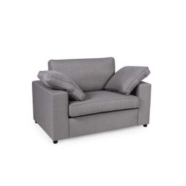 Amalfi Dream Single Fabric Sofa - Silver