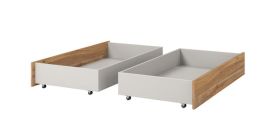 Bed Drawer - CASEY Bed Drawer Oak Mauvella 125cm