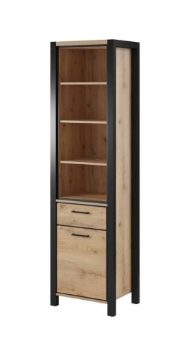 Display Rack - FREGENE Display Cabinet Oak Taurus 55cm