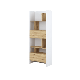Bookcase - DONNELL Bookcase White 84cm