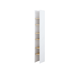Bookcase - DONNELL Bookcase White 27cm