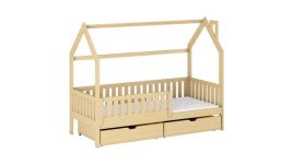 Single Bed - JOE I Wooden 3ft Bed with Storage Pine