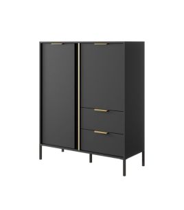 Sideboard - DORAN Highboard Anthracite 103cm