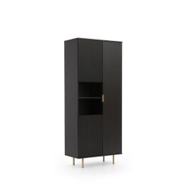 TV Cabinet - VOKA TV Unit Black 80cm