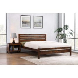 Classic Comfort Wisbech Solid Hardwood Bed Frame in Antique Oak - Kingsize
