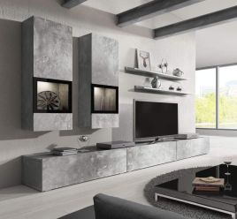 Maldives 10 Entertainment Unit - Concrete Grey
