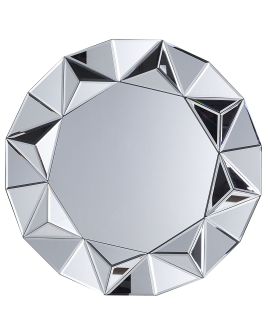 Round Wall Mirror Silver 70cm