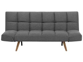 Fabric Sofa Bed Dark Grey INGARO