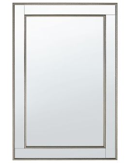 Wall Mirror 60x90cm Gold with Silver
