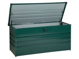 Garden Storage Box 132 x 62 cm Green CEBROSA