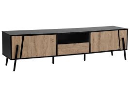 TV Stand Dark Wood BLACKPOOL