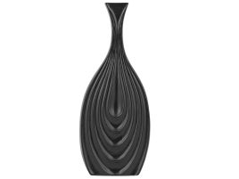 Ceramic Decorative Vase 39 Black THAPSUS