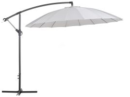Cantilever Garden Parasol 2.68 m Light Grey CALABRIA II