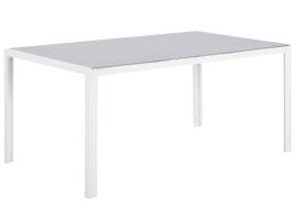 Garden Dining Table 160 x 90 cm Grey CATANIA