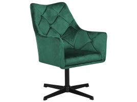 Velvet Armchair Emerald Green VAKSALA