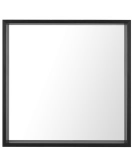 Wall Mirror 50x50cm Black