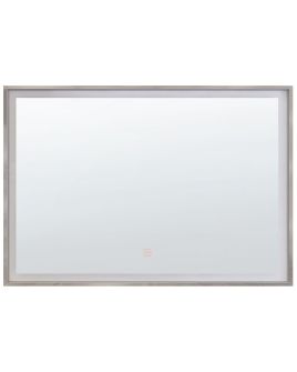 LED Wall Mirror 60x80cm Silver