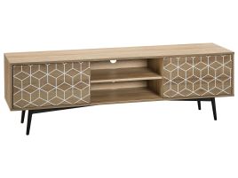 TV Stand Light Wood TORVI