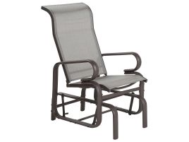 Rocking Garden Chair Brown BORGIO