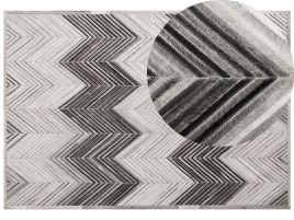 Cowhide Area Rug 160x230cm Grey